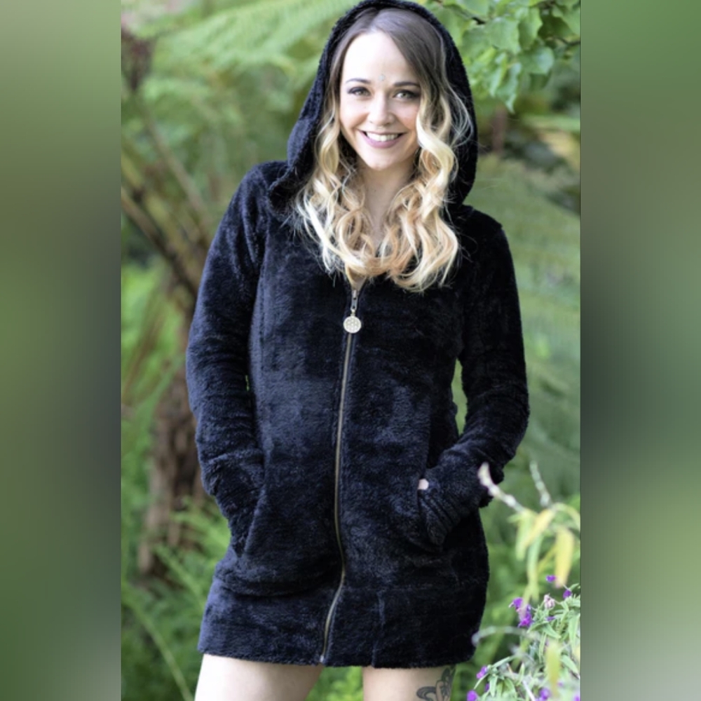 Noralina Freedom Jewel Hoodie Dress Small